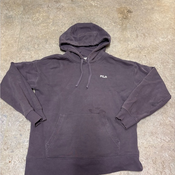 Fila Men's Dark Purple Hoodie - Picture 2 of 5